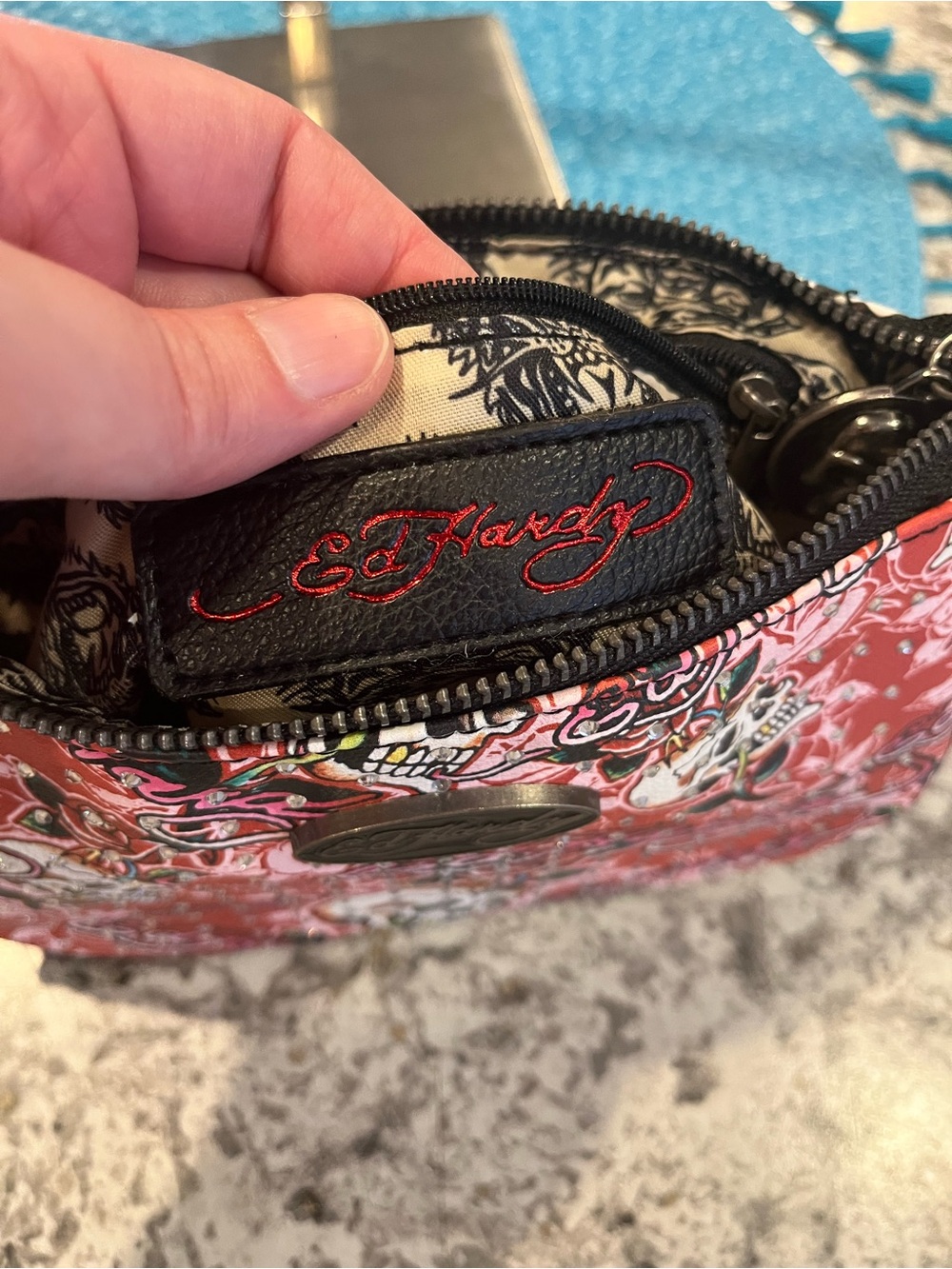 Ed Hardy Mini Handbag New - Picture 4 of 11